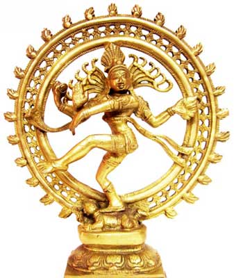 Dancing Nataraja with flame arch